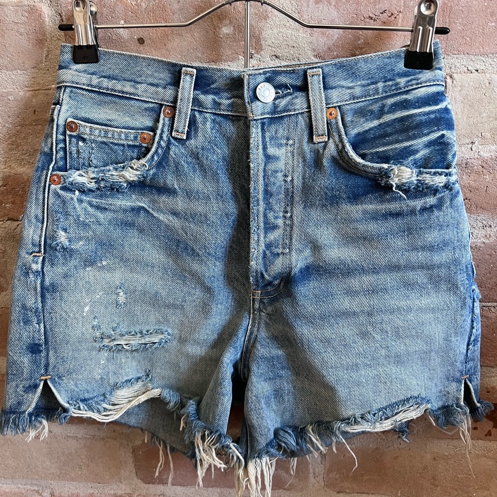 Agolde Dee high rise shorts size 23